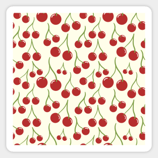 Cherry seamless pattern Sticker